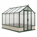 Structure de jardin classique vert foncé, translucide et beige – 300 x 200 x 230 cm